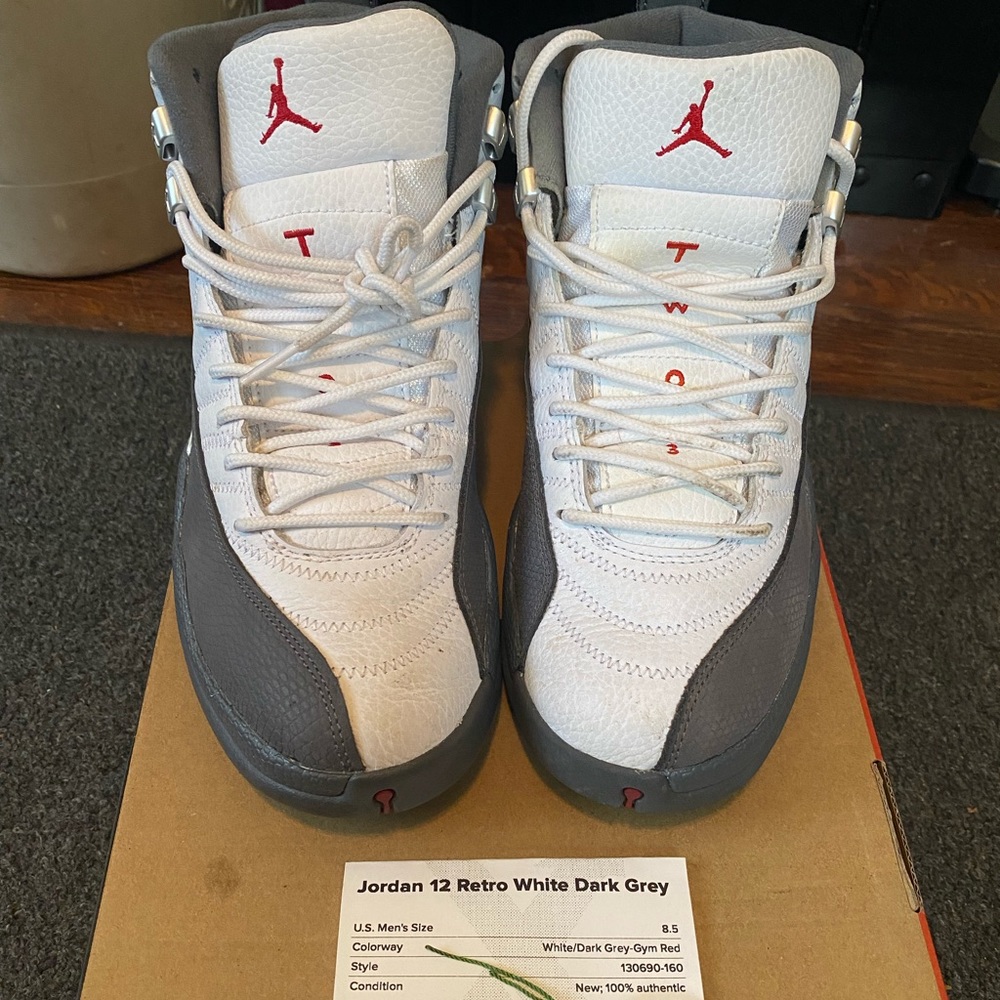 Jordan Retro 12 White/Grey